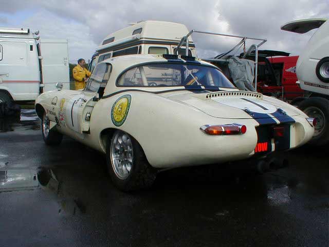 Jaguar E Type racing car photograph