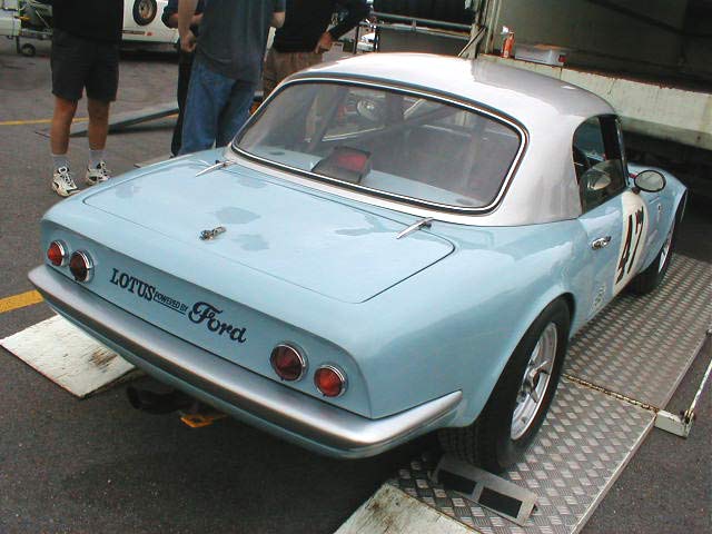 Lotus Elan racing car photograph