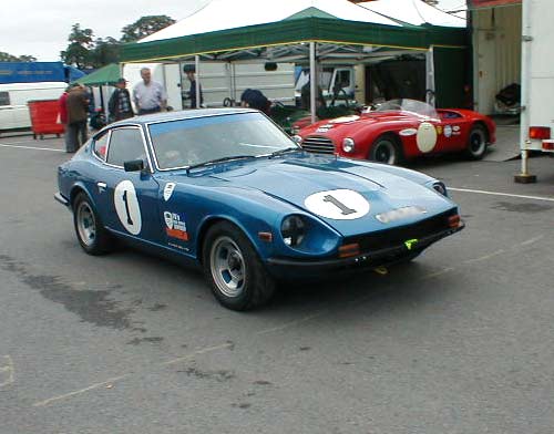 Datsun 240Z race car photograph