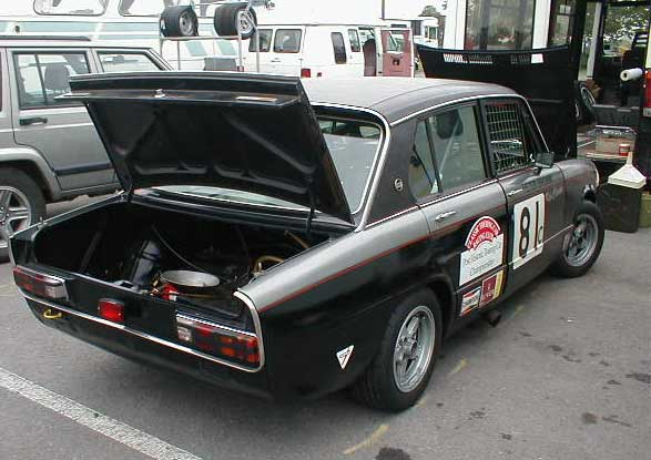 Triumph Dolomite Sprint racer photograph