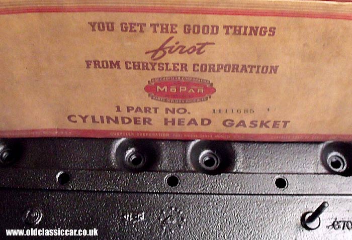 New head gaskets found