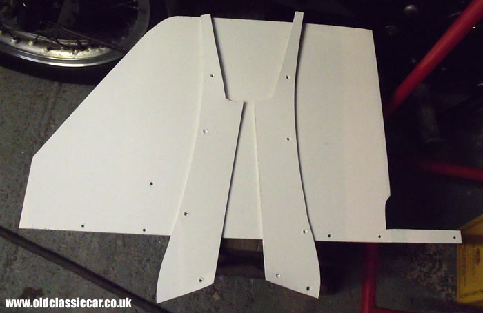 Cab trim painted white