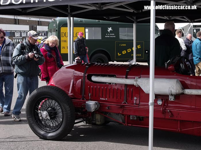 The ex-Birkin/George Daniels Brooklands Bentley and the Dodge behind it