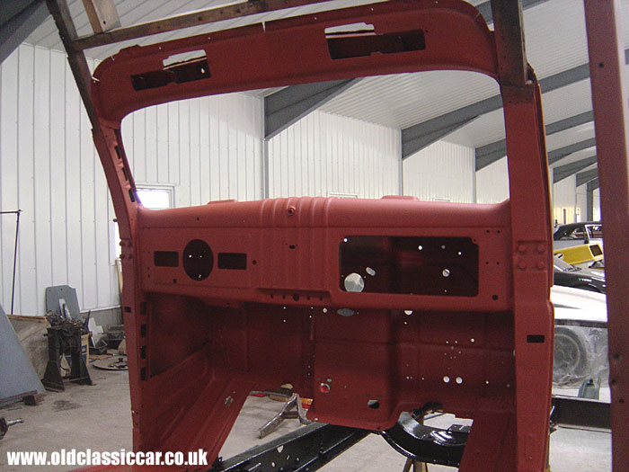 Dashboard and cab