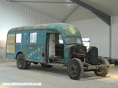 Transporting the truck to the workshop