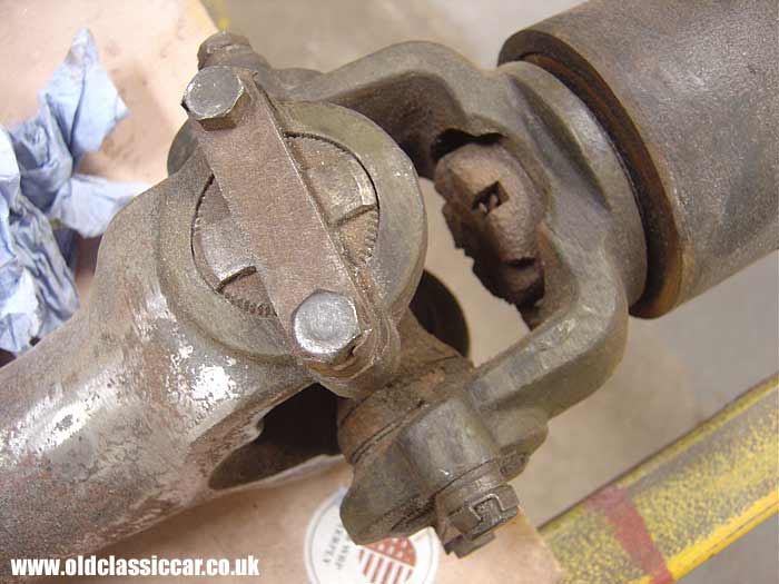 Propshaft joint inspected