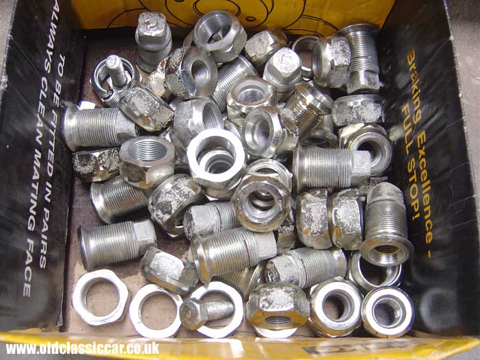 Plated wheelnuts