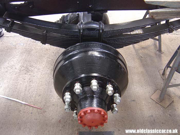 Rear hubs back on