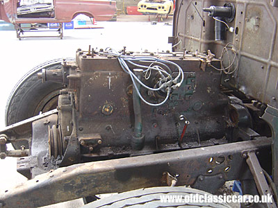 Dodge Truck Restoration - Remove the engine and gearbox