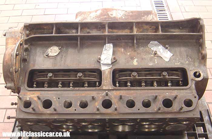 The assembled engine