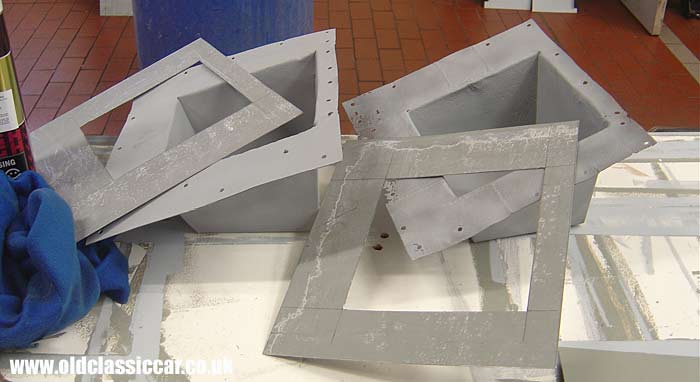 The panels surrounding the fuel filler necks