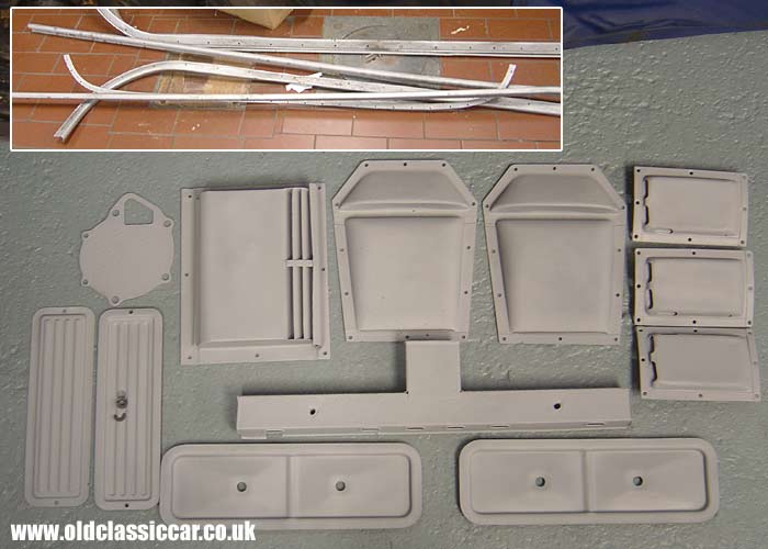 Sandblasted parts