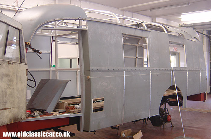 Classic lorry under restoration