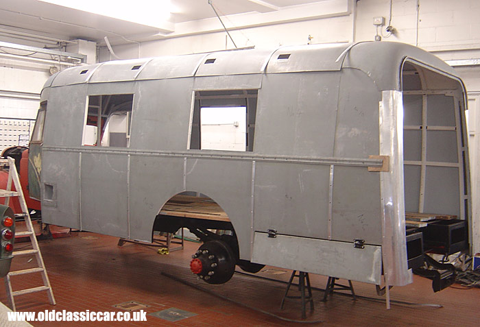 Starting to fit the new roof panels