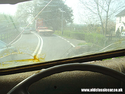Transporting the truck to the workshop