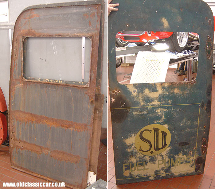 Rear doors now dismantled