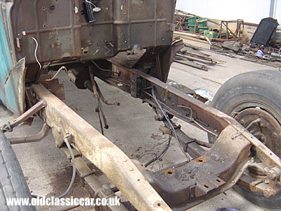 Chassis, no engine now!