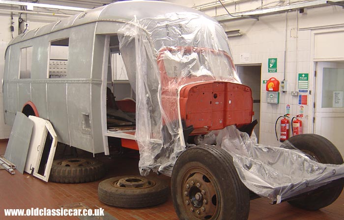 Masking up the front bodywork