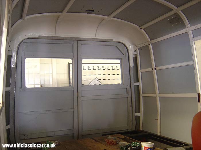 Both back doors now fitted to the truck