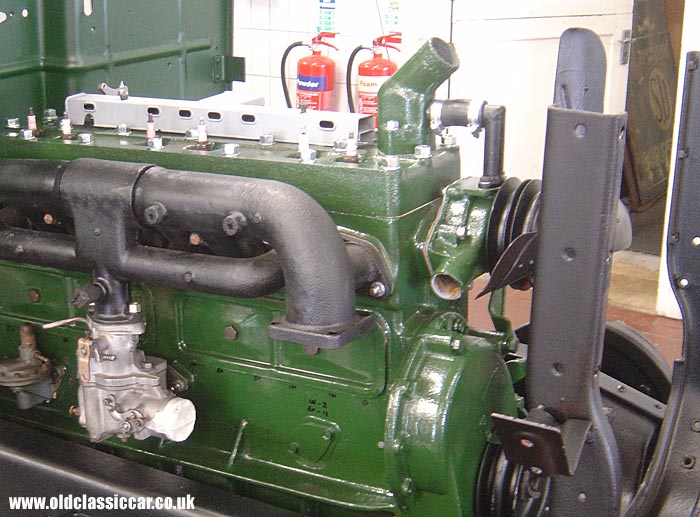 Water pump and carburettor fitted
