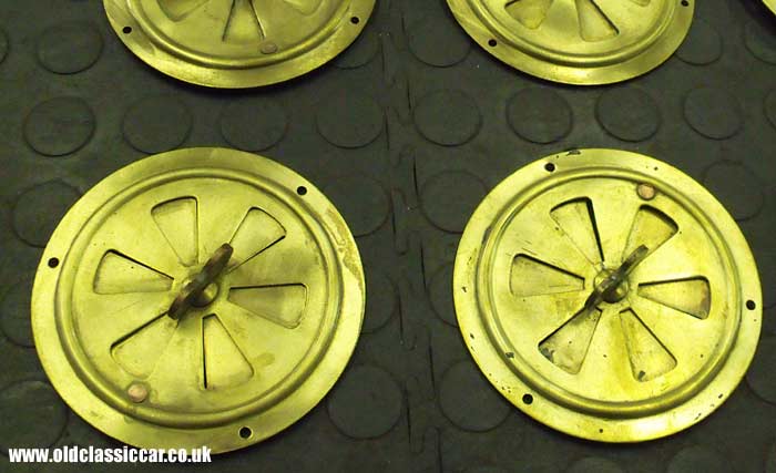 Brass air vents