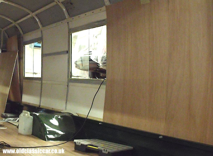 Ply-lining the interior