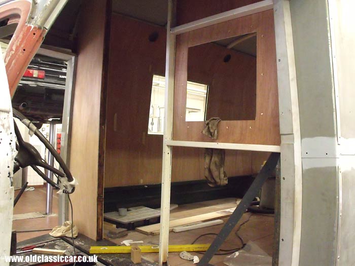 Rear of the lorry cab
