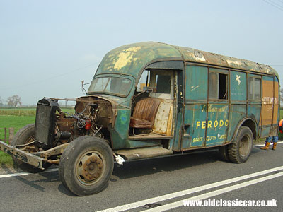 Transporting the truck to the workshop