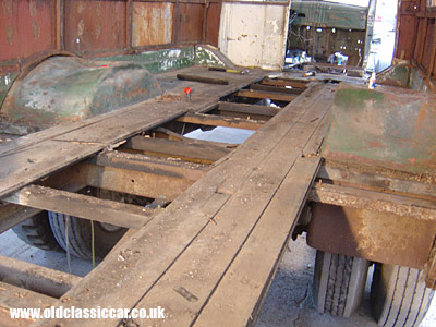 Floorboards being taken out
