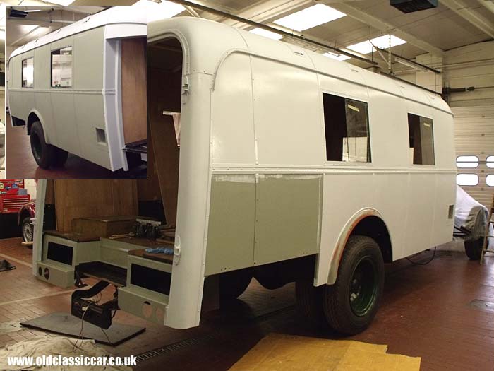 Undercoat is applied