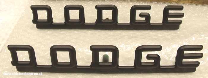 Dodge hood emblems