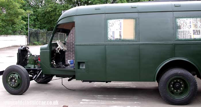 Painted lorry
