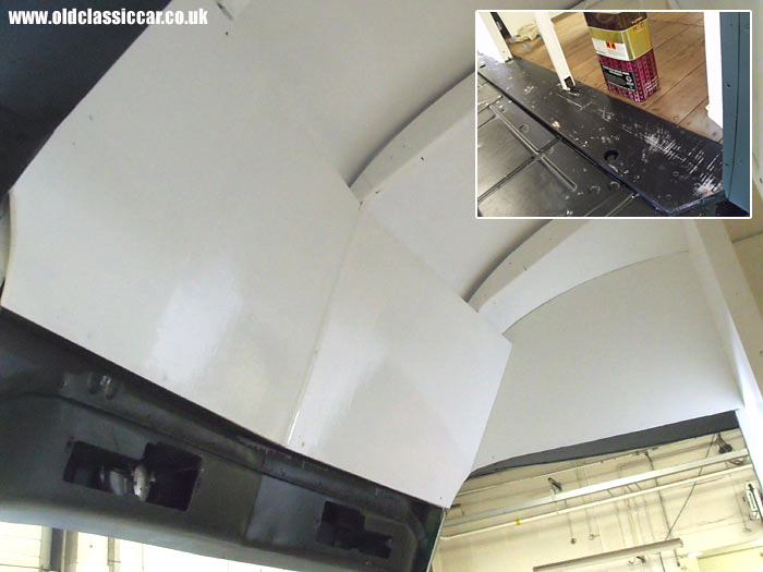 The truck's cab area is re-painted
