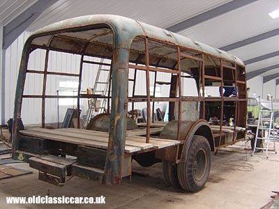 Rear corner of the body structure