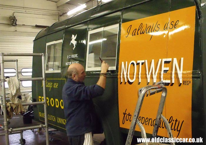Truck painting continues