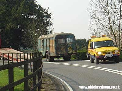 Transporting the truck to the workshop