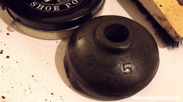 Rubber gearlever gaitor
