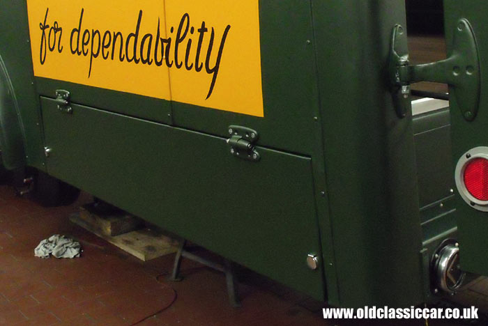 Rear locker doors