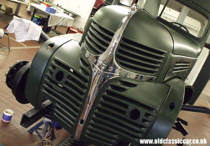 Front wings start to go on