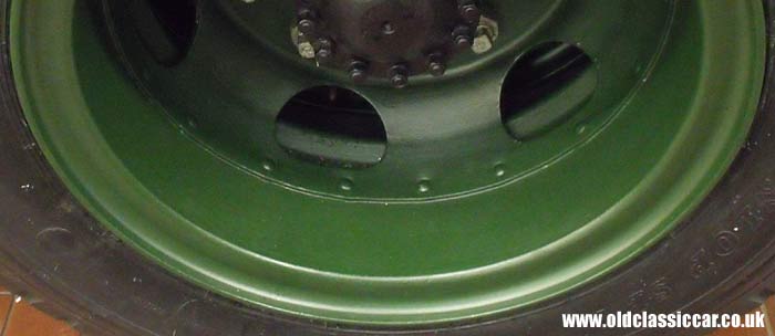 Rear wheels back on the lorry