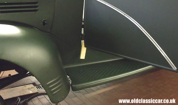 The Dodge's running boards