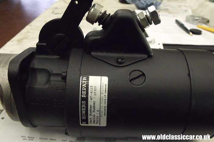 Re-conditioned starter motor