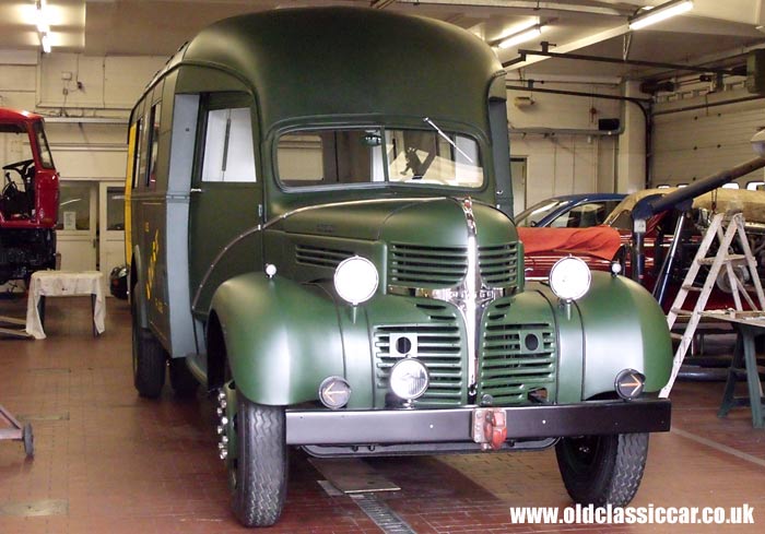 All the wheels back on the restored Dodge truck