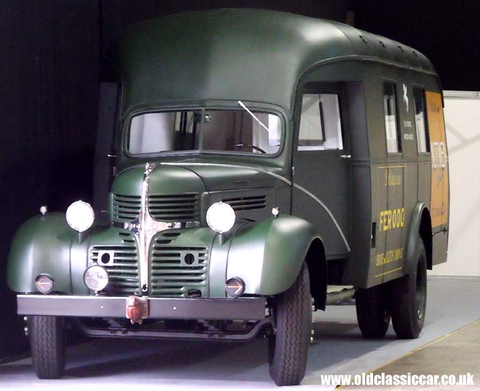 The Dodge in position on the MAC's stand