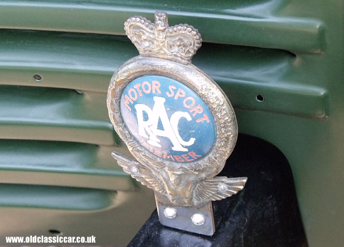 RAC Motor Sport Member's badge