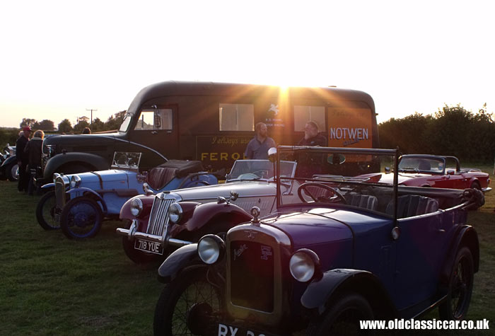 Dodge and various old cars