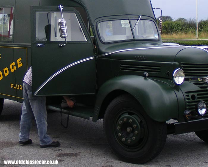 Parked at the petrol station