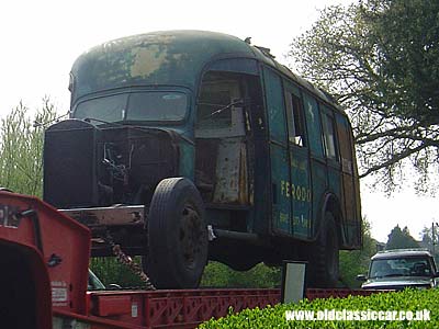 Transporting the truck to the workshop