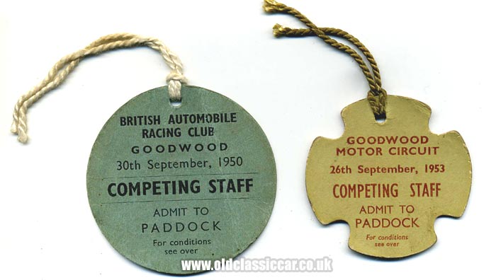 Goodwood paddock passes