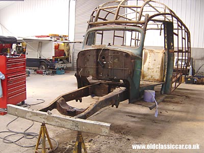 Dodge on axle stands